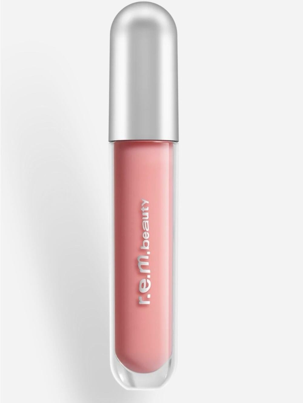 NIB r.e.m. Beauty On Your Collar Plumping Lip Gloss Pink Razor Full Size